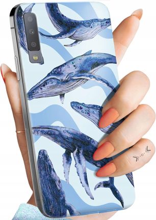 Hello Case Etui Do Samsung Galaxy A7 2018 Morze Fale