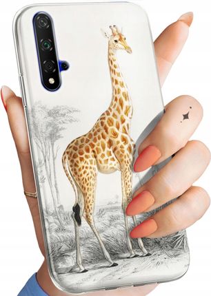 Hello Case Etui Do Huawei Nova 5T Honor 20 Żyrafa
