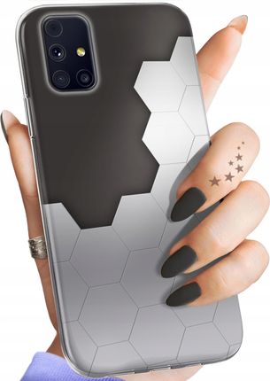 Hello Case Etui Do Samsung M31S Szare Metallic Grey