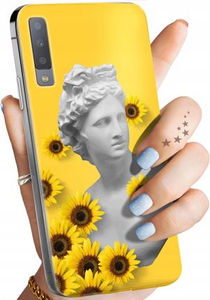 Hello Case Etui Do Samsung Galaxy A7 2018 Żółte Yellow