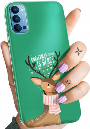 Hello Case Etui Do Oppo Reno 4 Świąteczne Obudowa Case