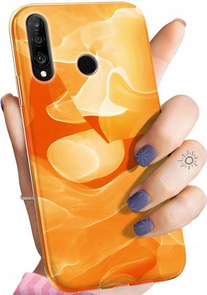 Hello Case Etui Do Huawei P30 Lite Pomarańczowe Orange