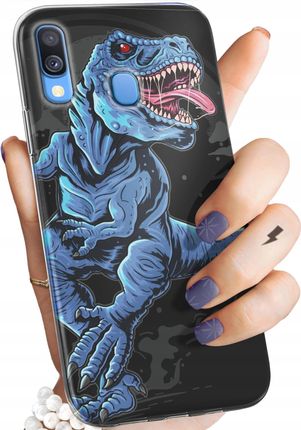 Hello Case Etui Do Samsung Galaxy A40 Dinozaury Obudowa