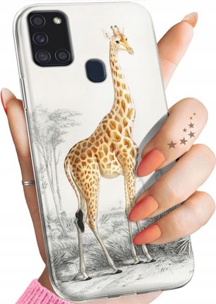Hello Case Etui Do Samsung Galaxy A21S Żyrafa Obudowa