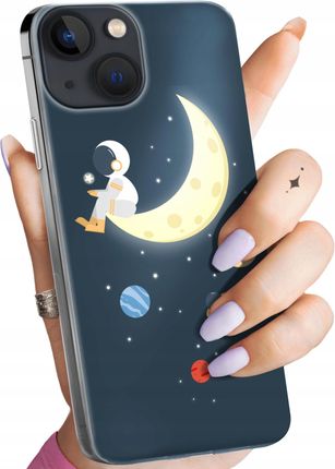 Hello Case Etui Do Iphone 13 Mini Moon Księżyc Gwiazdy
