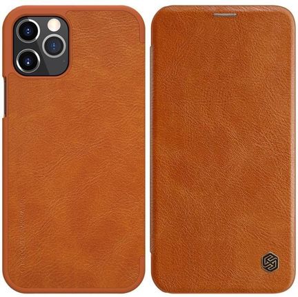 Nillkin Qin Leather Case Etui Apple Iphone 12 Pro Max Brown