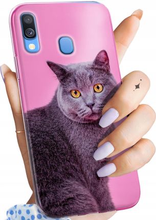 Hello Case Etui Do Samsung Galaxy A40 Koty Kotki Case