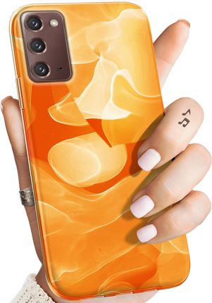 Hello Case Etui Do Samsung Galaxy Note 20 Pomarańczowe