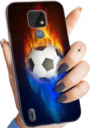 Hello Case Etui Do Motorola Moto E7 Sport Piłkarskie