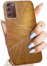 Hello Case Etui Do Samsung Galaxy Note 20 Brązowe Brown