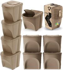 Zdjęcie Prosperplast Kosz Na Śmieci Sortibox Set4 25L Beżowy - Szczekociny