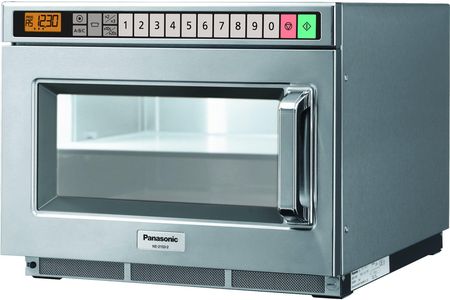 Panasonic Ne-2153-2 Profesjonalna Kompaktowa Kuchenka Mikrofalowa 2100W (18L, 3 Poziomy Mocy, 2 Magnetrony, Możliwość Układania Jedna Na Drugiej) Ne21