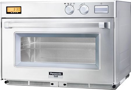 Panasonic Ne-2140 Kuchenka Mikrofalowa Klasy Gourmet 2100W (4 Poziomy Mocy, 4 Magnetrony, Przestrzeń Grzejna 44L, Gotowanie Na Parze, Rozmrażanie) Ne2