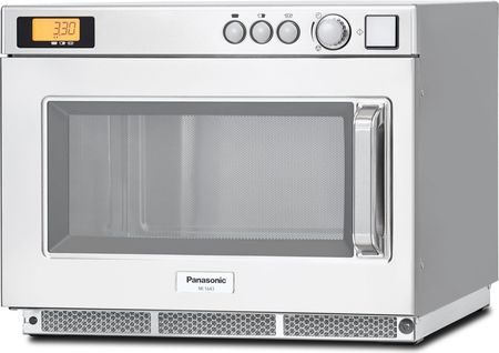 Panasonic Ne-1643 Profesjonalna Kompaktowa Kuchenka Mikrofalowa 1600W (Przestrzeń Grzejna 18L, 2 Magnetrony, Możliwość Układania Jedna Na Drugiej) Ne1