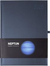 Zdjęcie Kalendarz książkowy A4 2026 Biznesowy Dzienny Opus Neptun Niebieski - Poddębice