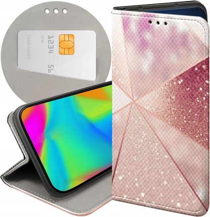 Etui Do Samsung Galaxy A41 Różowe Złoto Róż