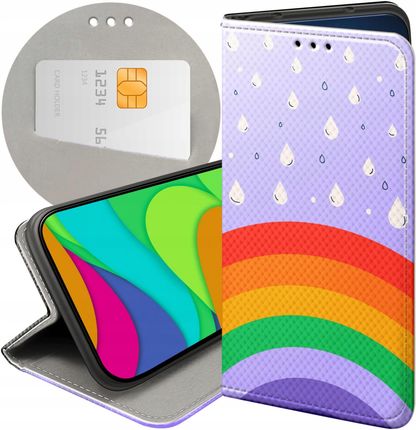 Etui Do Motorola Moto G51 5G Tęcza Rainbow