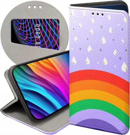 Etui Do Huawei P Smart 2021 Tęcza Rainbow