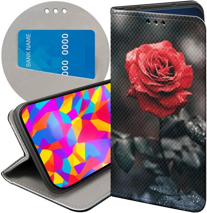 Etui Do Samsung Galaxy J4 Plus Róża Z Różą