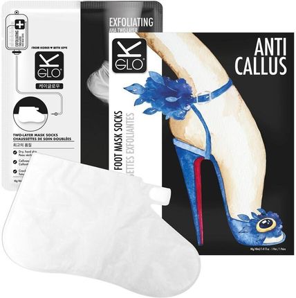 Starskin K-Glo Anti-Callus Exfoliating Aha Two-Layer Foot Mask Socks Maska Na Stopy 40G