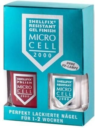 Microcell 2000 Shellfix Resistant Gel Finish Lakier Do Paznokci 22Ml Bright Red