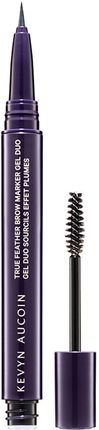 Kevyn Aucoin True Feather Brow Marker Gel Duo Kredka Do Brwi Dark Brunette