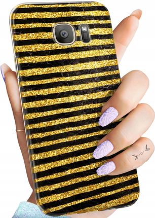 Hello Case Etui Do Samsung Galaxy S7 Złoto Obudowa Case