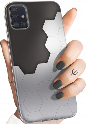 Hello Case Etui Do Samsung Galaxy A51 Szare Metallic