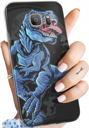 Hello Case Etui Do Samsung Galaxy S7 Dinozaury Obudowa