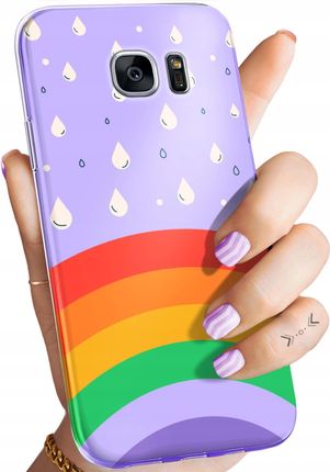 Hello Case Etui Do Samsung Galaxy S7 Edge Tęcza Rainbow