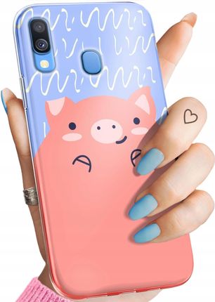 Hello Case Etui Do Samsung Galaxy A40 Świnka Peppa Guma