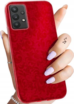 Hello Case Etui Do Samsung Galaxy A32 5G Czerwone Guma