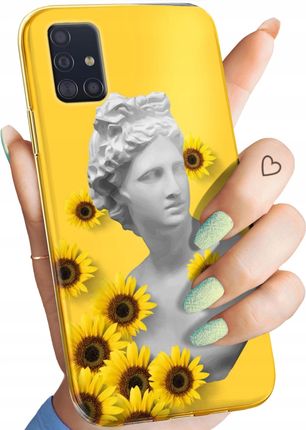 Hello Case Etui Do Samsung Galaxy A51 5G Żółte Yellow