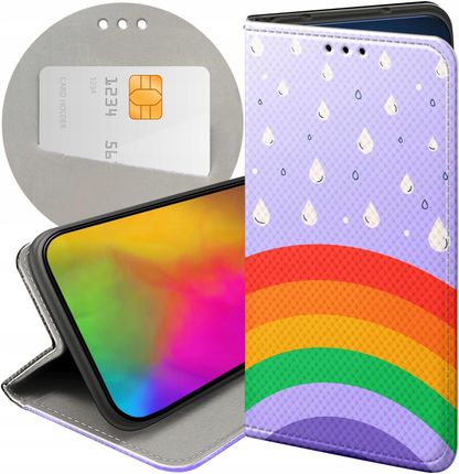 Etui Do Samsung Galaxy A41 Tęcza Rainbow
