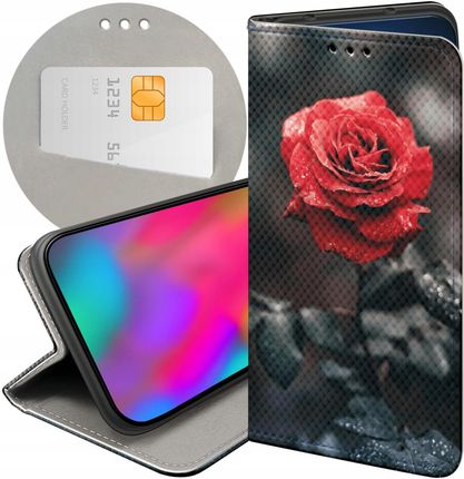 Etui Do Samsung Galaxy A52 5G Róża Z Różą