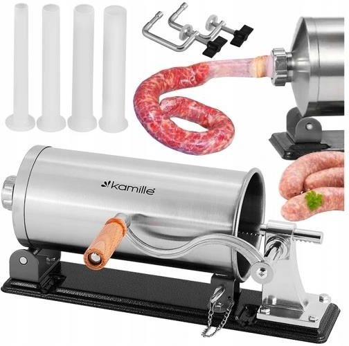 Kamille Nadziewarka Do Kiełbasy Nadziewarka Do Kiełbas Maszynka Do Kiełbasy 4 Lejki