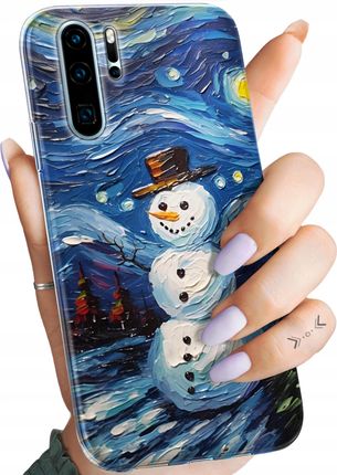 Hello Case Etui Do Huawei P30 Pro Bałwan Zima Śnieg