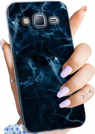 Hello Case Etui Do Samsung Galaxy J3 2016 Granatowe