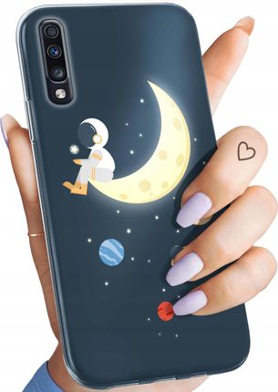 Hello Case Etui Do Samsung A70 Moon Księżyc Gwiazdy