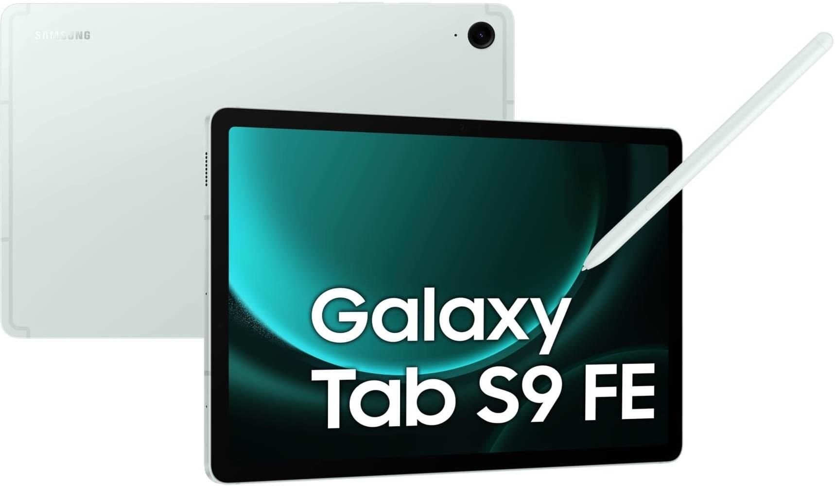 SAMSUNG Galaxy Tab S9 FE 128GB ミント Tablet Galaxy Tab S9 FE (Wi-Fi, 128GB), miętowy | Samsung Polska