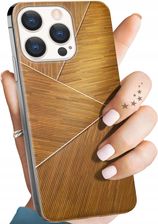 Hello Case Etui Do Iphone 15 Pro Max Brązowe Drewniane