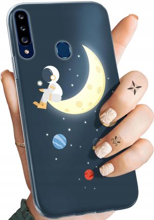 Hello Case Etui Do Samsung Galaxy A20S Księżyc Gwiazdy