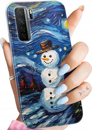 Hello Case Etui Do Huawei P40 Lite 5G Bałwan Zima Śnieg