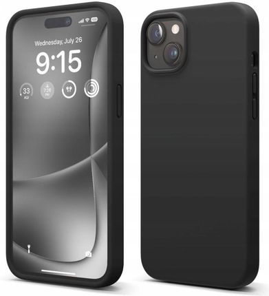 Elago Silikonowe Etui Premium Do Iphone'A 15 Plus W Kolorze Czarnym