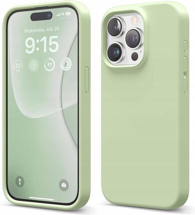 Elago Silikonowe Etui Premium Do Iphone'A 15 Pro W Pastelowej Zieleni