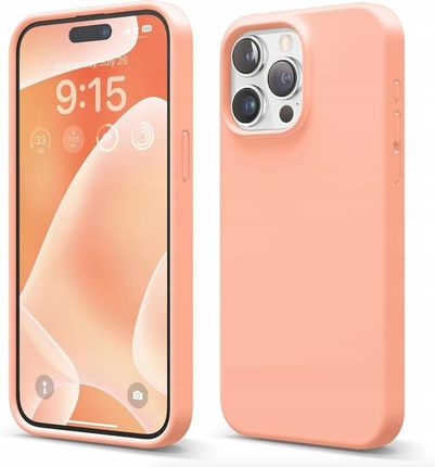 Elago Silikonowe Etui Premium Do Iphone'A 15 Pro Max W Kolorze Pomarańczowym