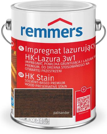 Remmers HK-Lasur lazura ochronna do drewna 3w1 5L palisander