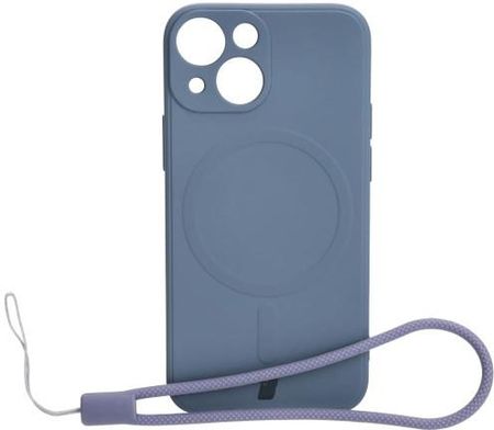 Bizon Etui Case Silicone Magsafe Sq Do Apple Iphone 13 Mini Szare