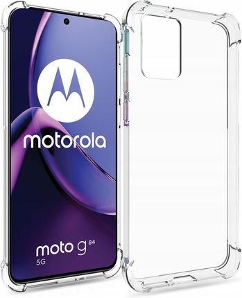 Tech Protect Cienkie Etui Case Cover Tpu Do Motorola Moto G84 5G Clear