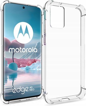 Tech Protect Cienkie Etui Case Cover Tpu Do Motorola Edge 40 Neo Clear